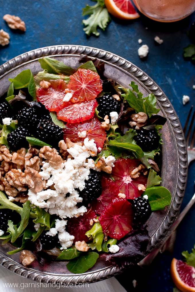 Blackberry Blood Orange Salad