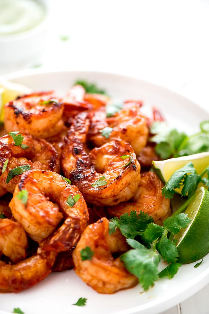 Honey Cilantro Lime Shrimp