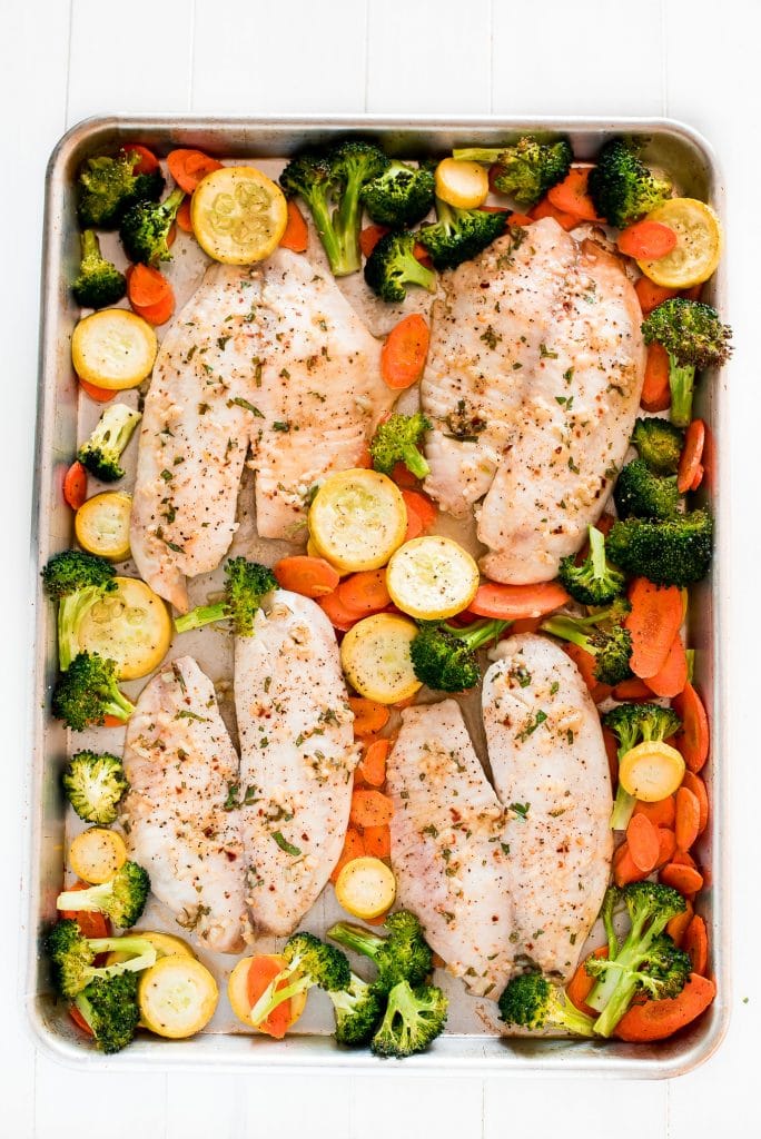 Sheet Pan Baked Tilapia