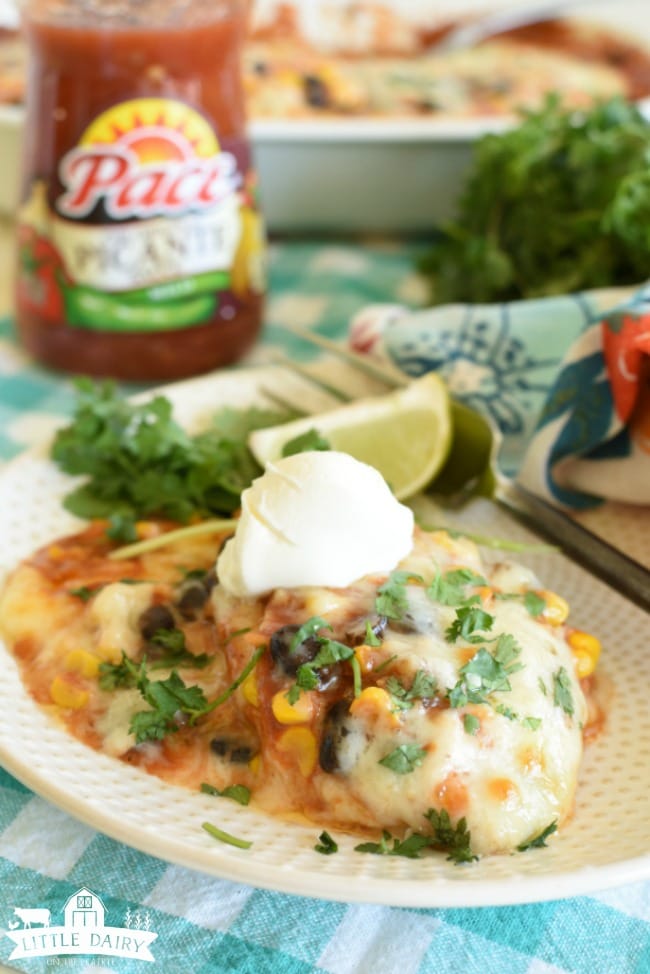 Easy Chicken Enchilada Casserole