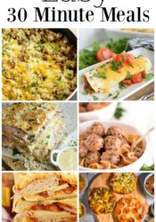 Weekly Family Meal Plan – 30 Minute Meals