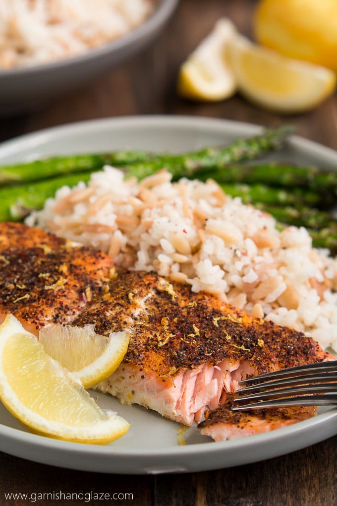 Simple Salmon and Asparagus