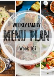 Weekly Family Meal Plan #167