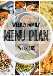 Weekly Family Meal Plan #169