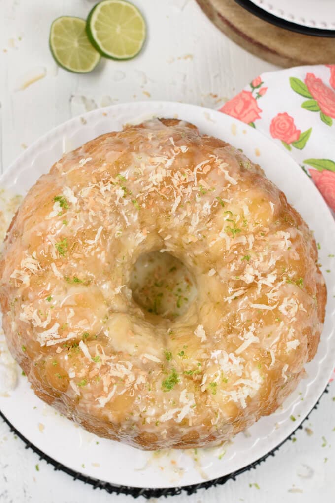 Coconut Lime Monkey Bread