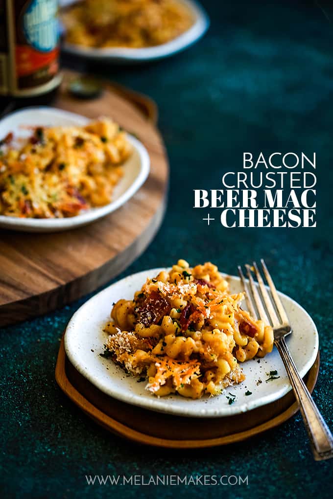 Bacon Crusted Beer Mac & Cheese