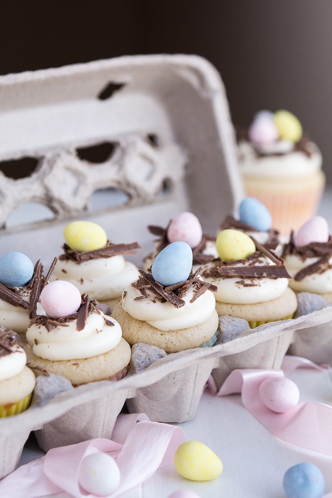 Chocolate Easter Egg Cupcakes