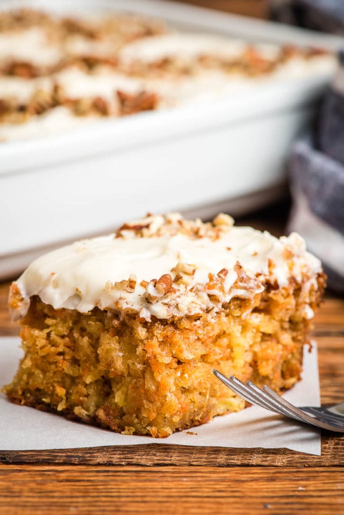 Super Moist Carrot Cake with Cream Cheese Frosting