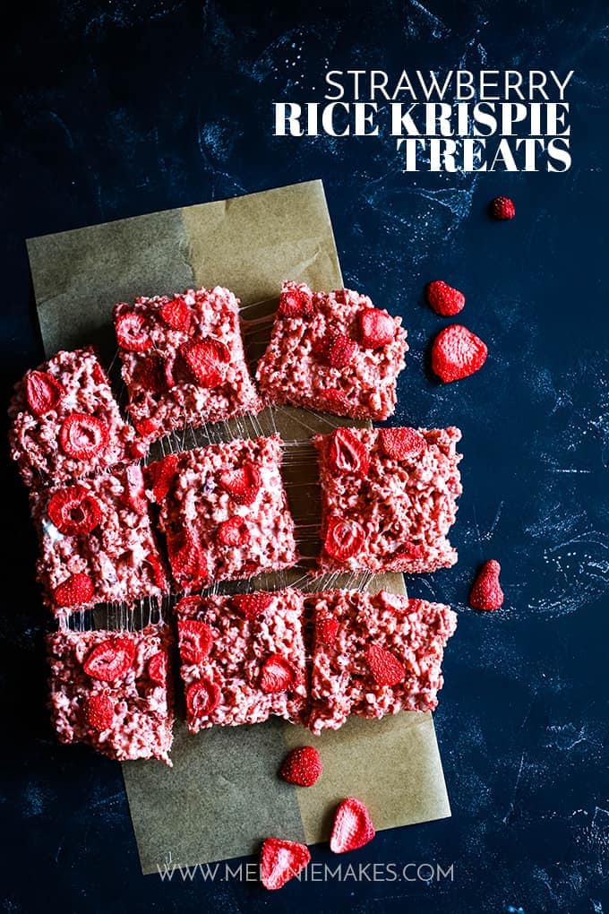 Strawberry Rice Krispie Treats