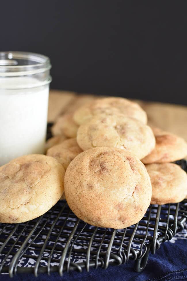 Chewy Snickerdoodle Cookies