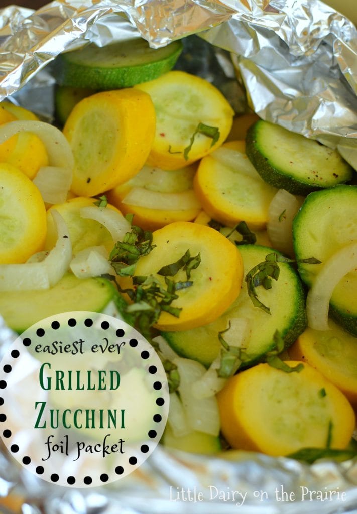 Easy Grilled Zucchini Packets