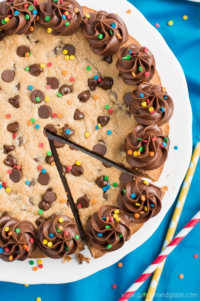 Chocolate Chip Cookie Cake