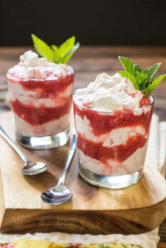 Strawberry Rhubarb Fool