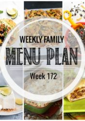 Weekly Family Meal Plan #172