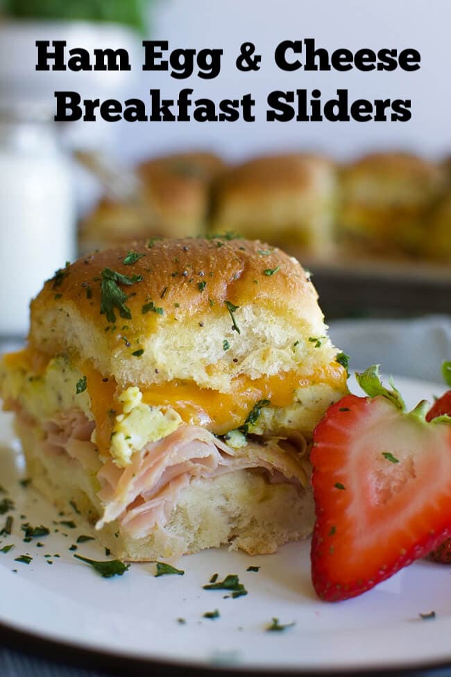 Ham, Egg, and Cheese Breakfast Sliders