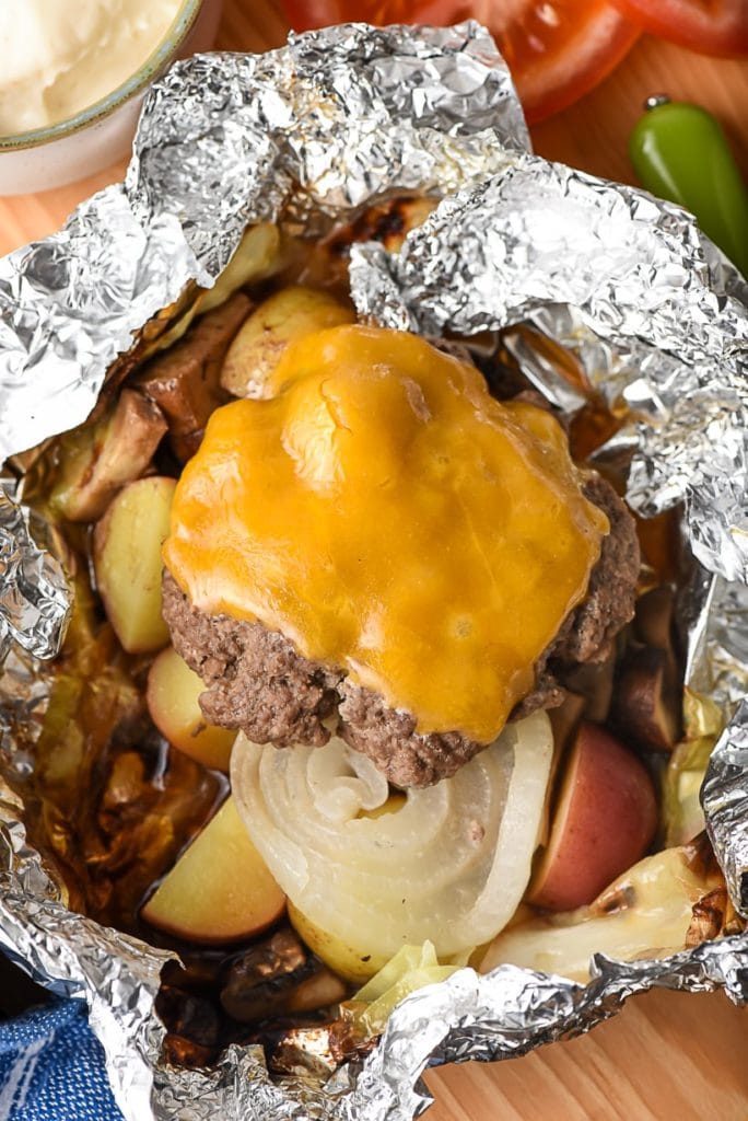 Hobo Dinner Hamburger Foil Packets