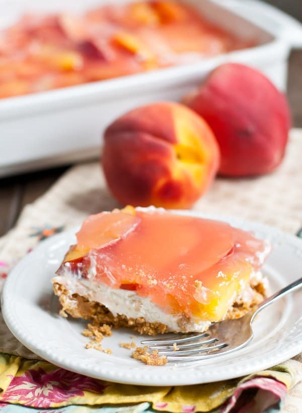 No Bake Peach Delight