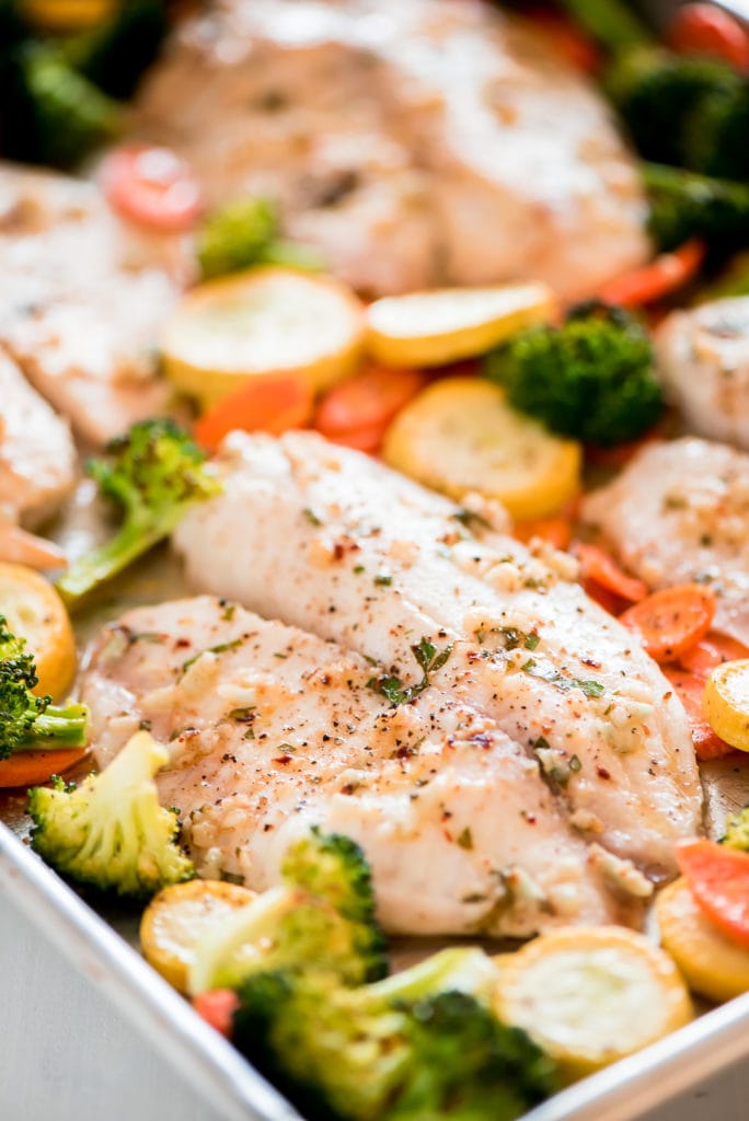 Sheet Pan Baked Tilapia