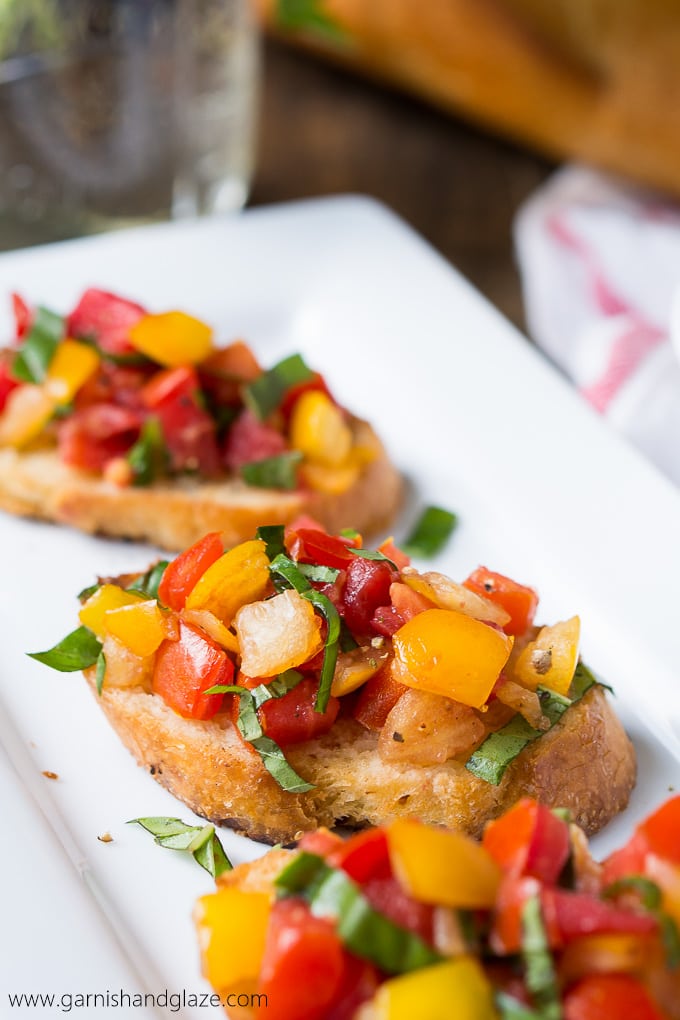 Tomato Basil Bruschetta