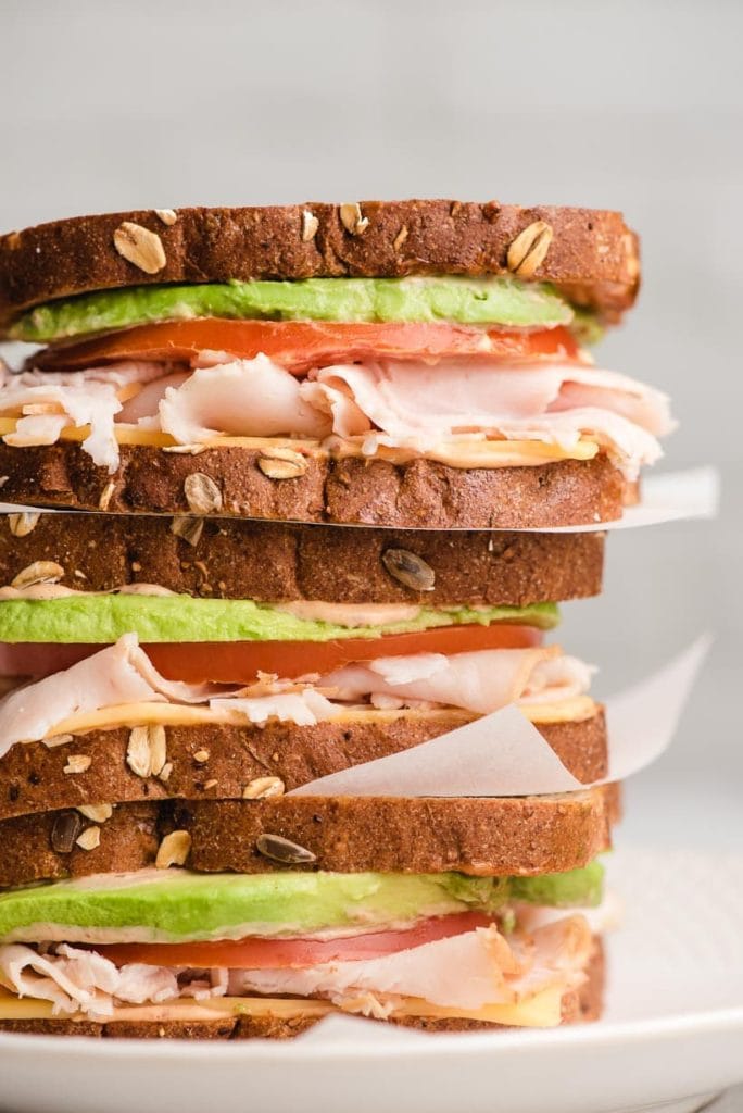 Turkey Avocado Sandwich with Chipotle Mayo