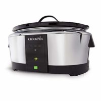 Crock-Pot SCCPWM600-V2 6-Quart WeMo-Enabled Smart Slow Cooker, Stainless Steel