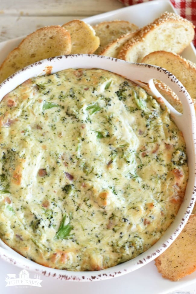 Cheesy Broccoli Bacon Dip