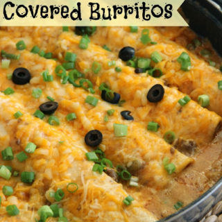 Skillet Covered Burritos