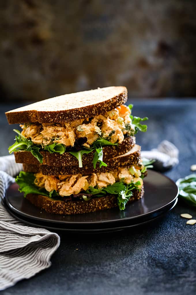 Apricot Basil Chicken Salad