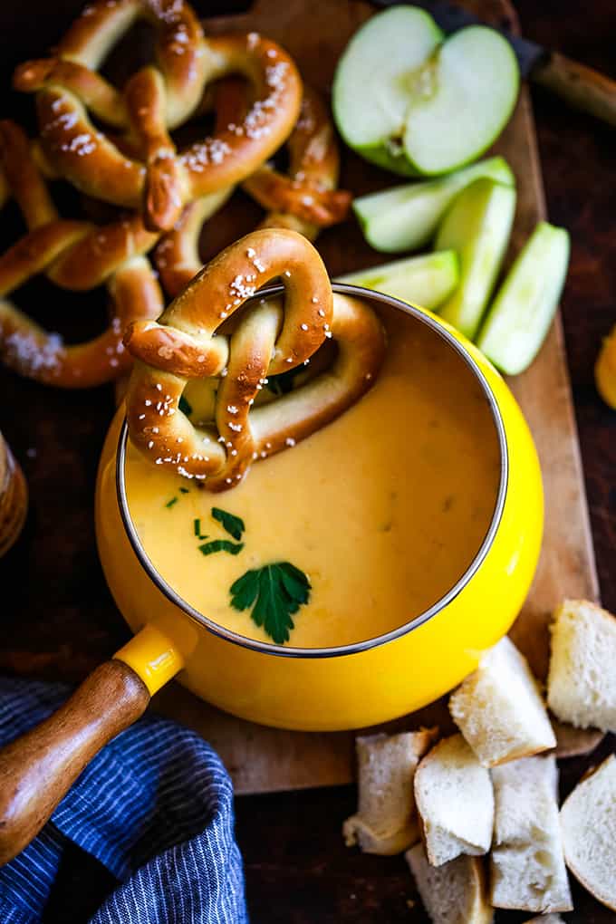 Beer and Cheese Fondue