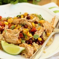 Instant Pot Santa Fe Chicken over Quinoa