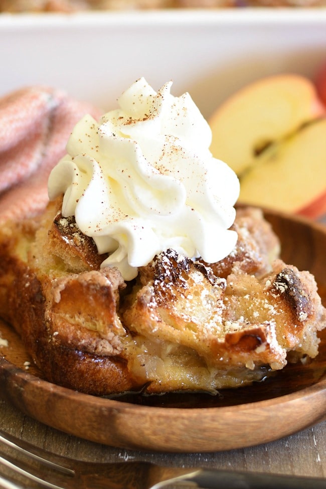 Overnight Apple Pie Baked French Toast