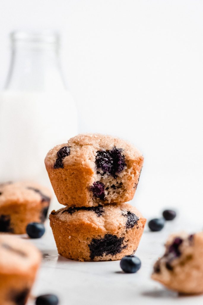 Greek Yogurt Blueberry Muffins