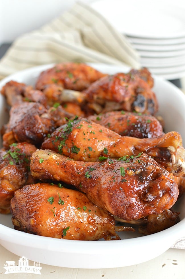 Slow Cooker Spicy Orange Chicken Drumsticks