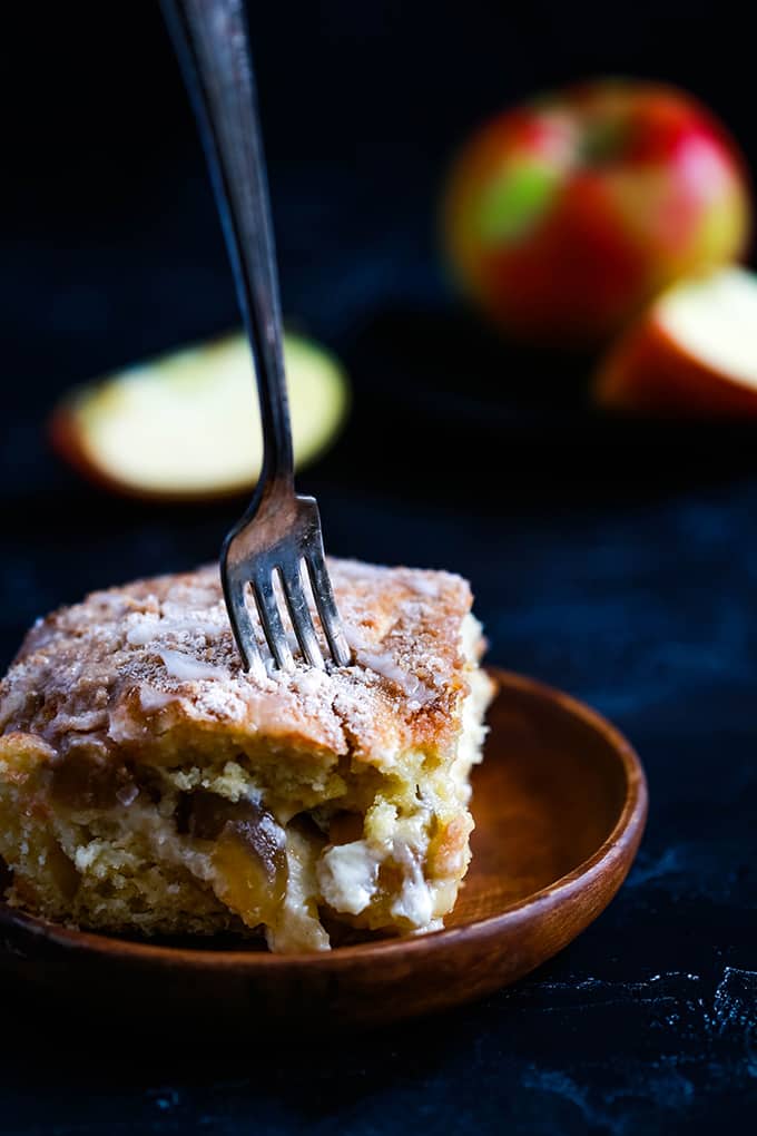 Caramel Apple Cheesecake Coffee Cake