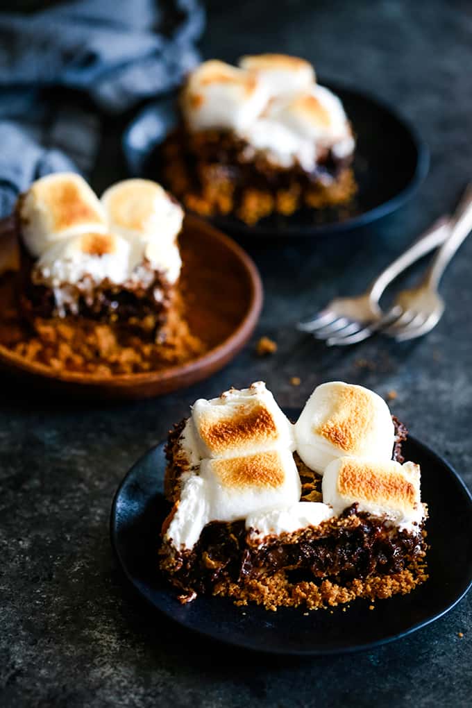 Dulce de Leche S'mores Brownies