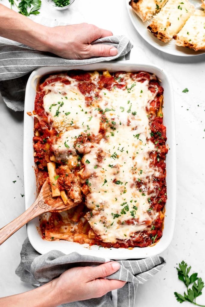 Baked Ziti with Sweet Italian Sausage