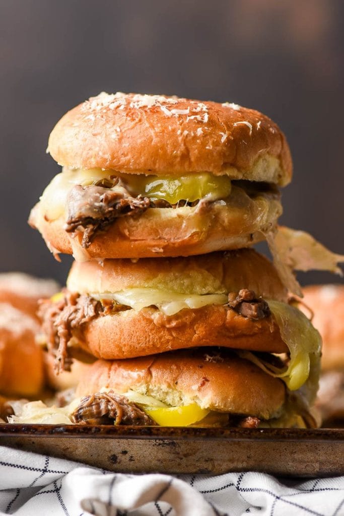 Pulled Roast Beef Sliders