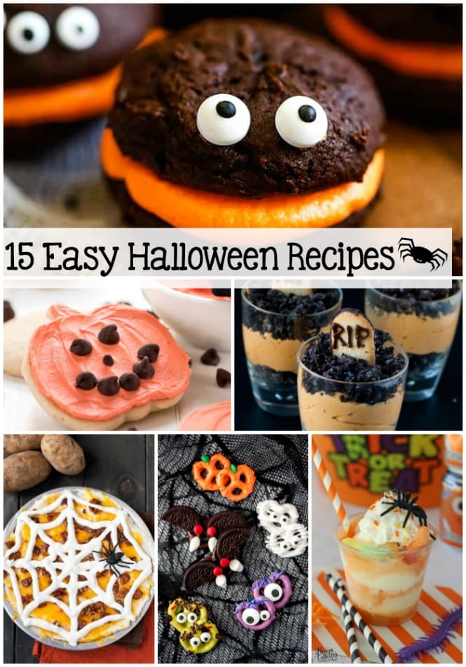 15 Easy Halloween Recipes - Have fun creating easy, spooky recipes that are sure to put a smile on everyone's face!