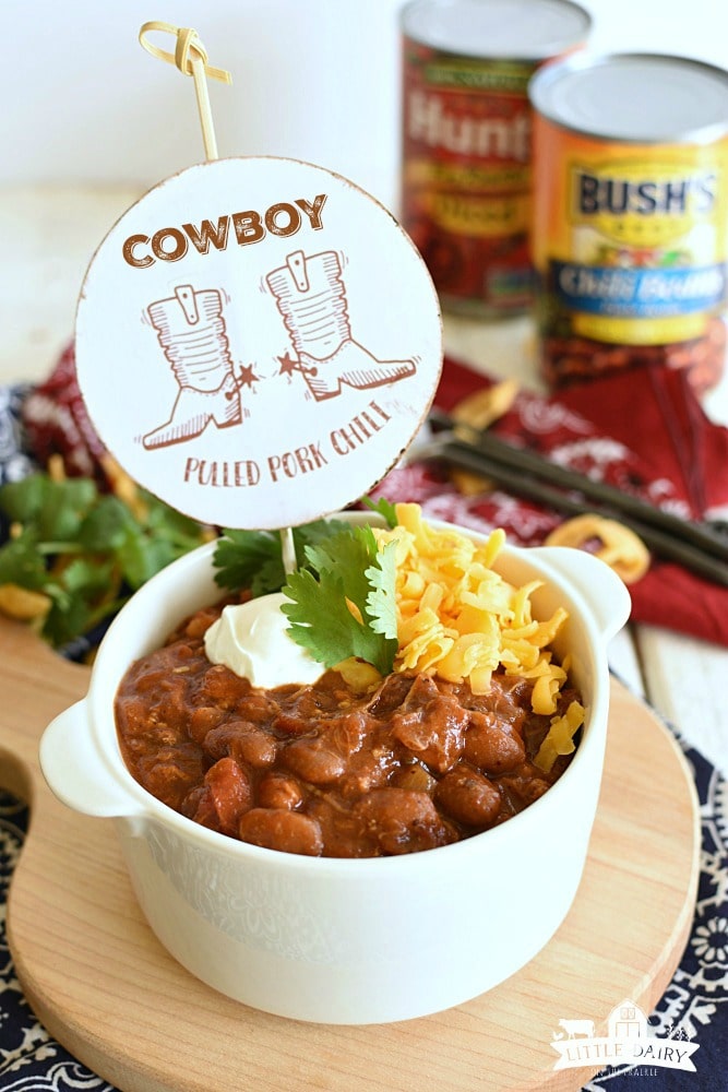 Cowboy Pulled Pork Chili