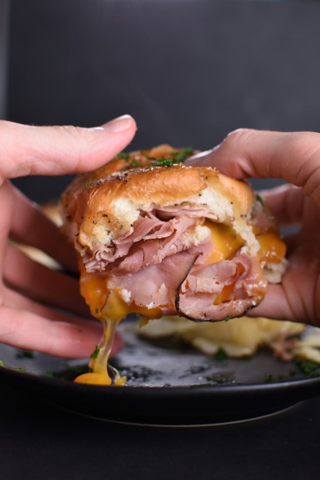 Hot Ham and Cheese Sliders