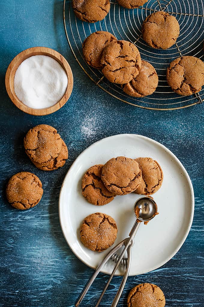 Soft and Chewy Ginger Cookies