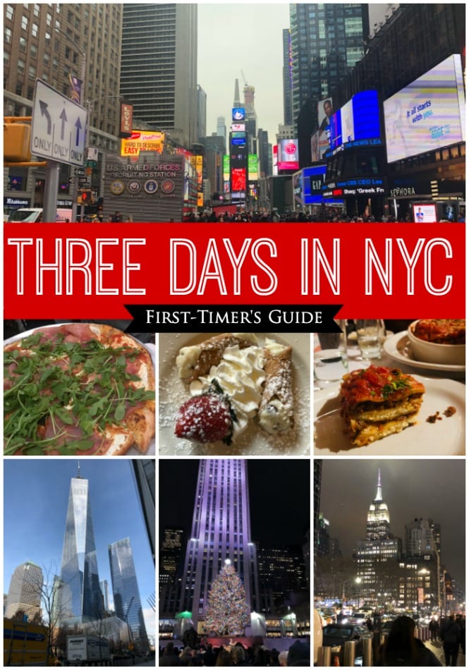 First Timer's Guide to Three Days in New York City - How to maximize your fun and fit it all in three days!  Here you'll find ideas for dining, sight-seeing, and shopping!