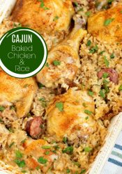 Cajun Baked Chicken and Rice