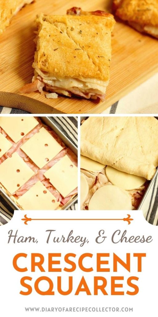 Ham, Turkey, and Cheese Crescent Squares - This makes a great appetizer for parties and is a great little snack or lunch idea.  It all starts with a few simple ingredients.