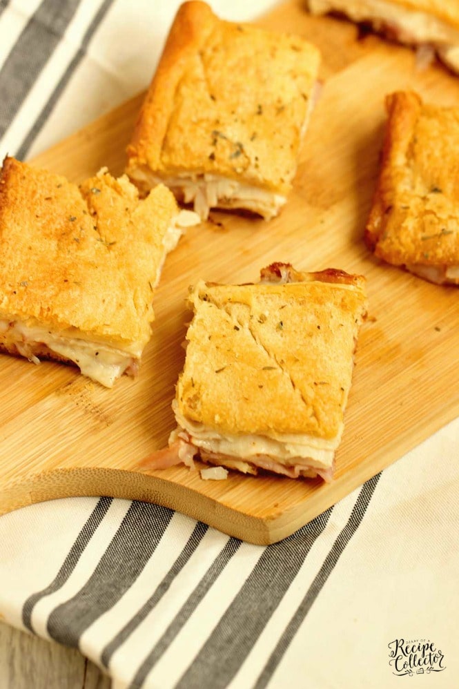 Ham, Turkey, and Cheese Crescent Squares - This makes a great appetizer for parties and is a great little snack or lunch idea.  It all starts with a few simple ingredients.