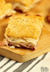 Ham, Turkey, and Cheese Crescent Squares