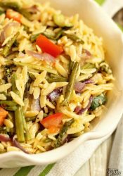 Roasted Vegetable Orzo Salad