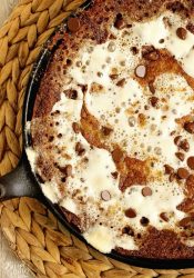 S’mores Skillet Cookie Pie