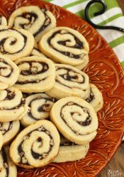 Apple Butter Cinnamon Swirl Cookies