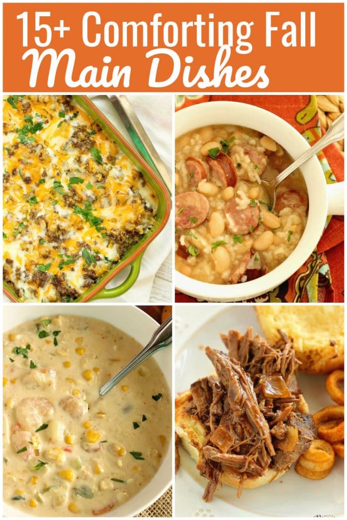 Comforting Fall Main Dish Recipes - Cozy, easy recipes perfect for the season!